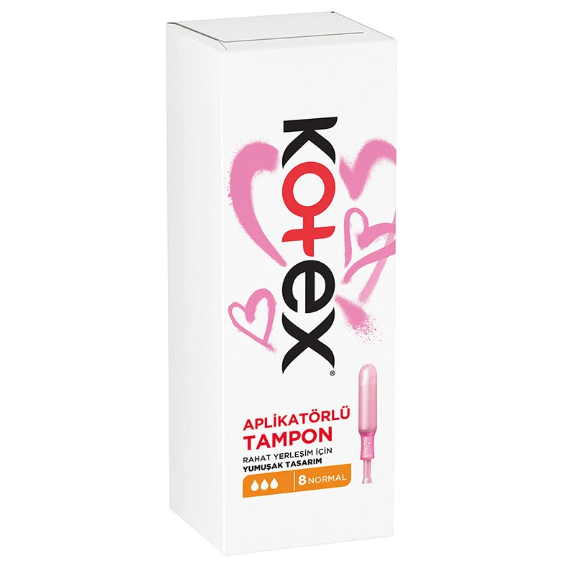Kotex Applicator Tampon Normal - 8'li