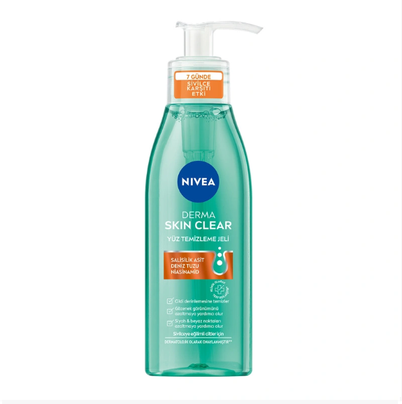 Nivea Derma Skin Sivilce Karşıtı Yüz Temizleme Jeli 150 ml