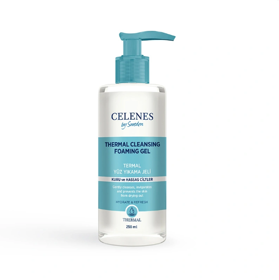 Celenes Thermal Yüz Yıkama Jeli 250 ml (Kuru ve Hassas Ciltler)