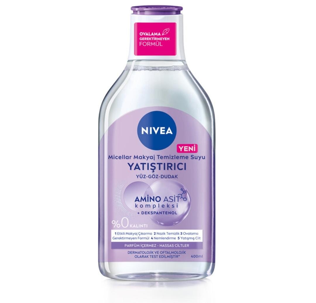 Nivea Yatıştırıcı Micellar Makyaj Temizleme Suyu Hassas Cilt 400 ml