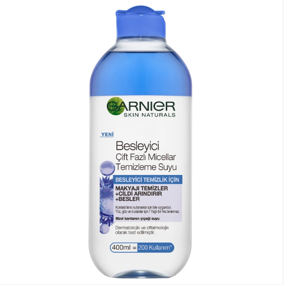 Garnier Besleyici Çift Fazlı Micellar Temizleme Suyu 400 ml