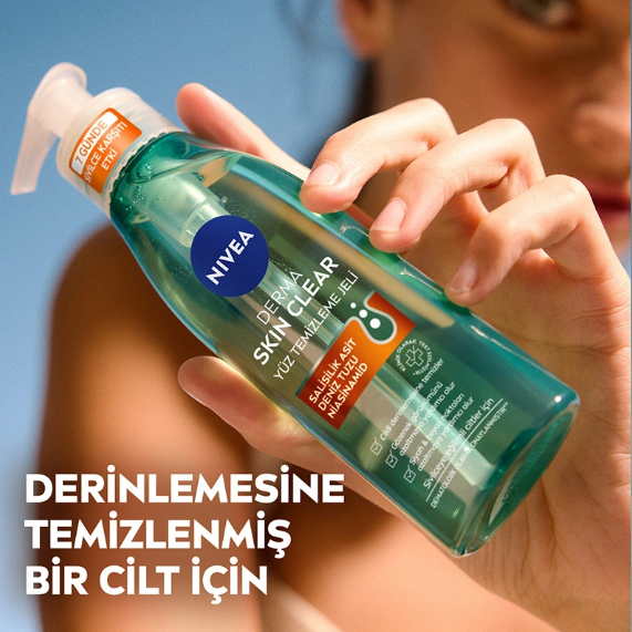 Nivea Derma Skin Sivilce Karşıtı Yüz Temizleme Jeli 150 ml
