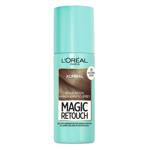Loreal Paris Magic Retouch Beyazlar İçin Anında Kapatıcı Sprey Kumral 75 ml