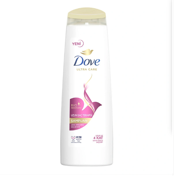 Dove Ultra Care Saç Bakım Şampuanı Uzun Saç Terapisi Uzun Yıpranmış Saçlar İçin 400 ml