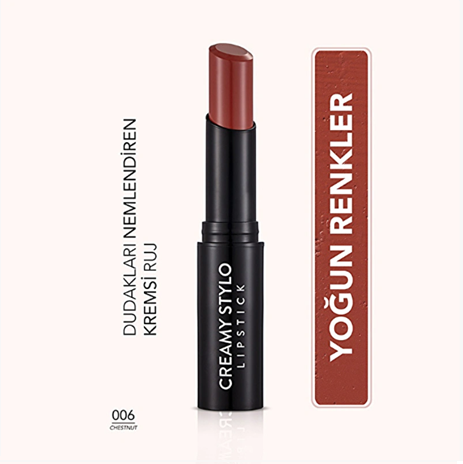Flormar Creamy Stylo Nemlendirici Etkili Ruj 006 Chestnut