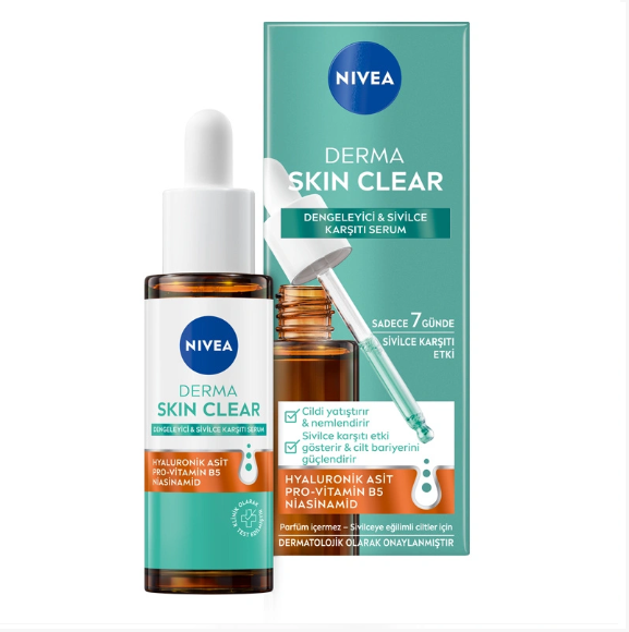 Nivea Derma Skin Clear Dengeleyici ve Sivilce Karşıtı Serum 30 ml