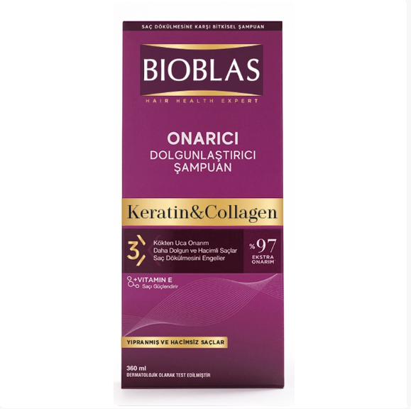 Bioblas Kolajen + Keratin Şampuan 360 ml