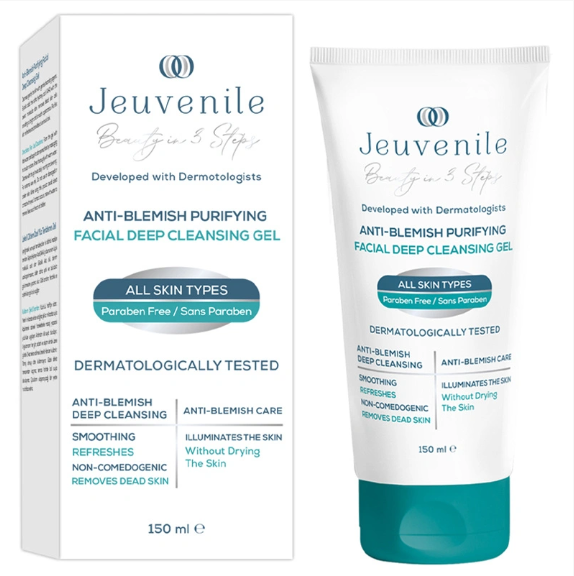 Jeuvenile Glikolik Asit İçerikli Leke Karşıtı Yüz Temizleme Jeli 150 ml