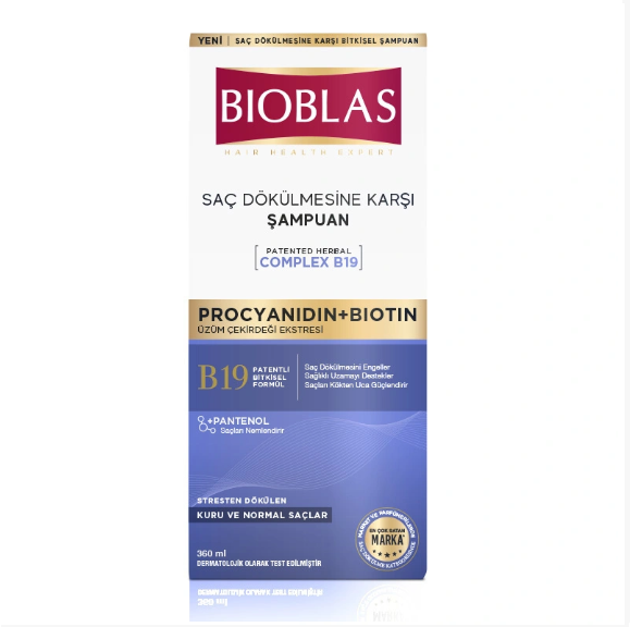 Bioblas Procyanidin Saç Dökülmesine Karşı Anti-Stress Şampuan 360 ml
