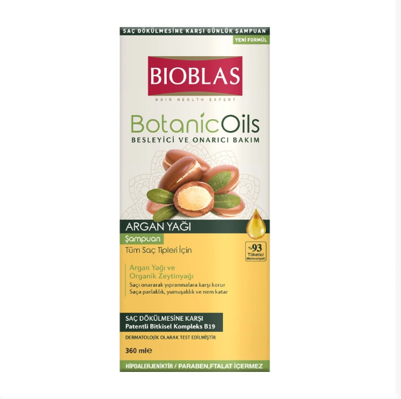 Bioblas Botanic Oils Argan Yağlı Şampuan 360 ml