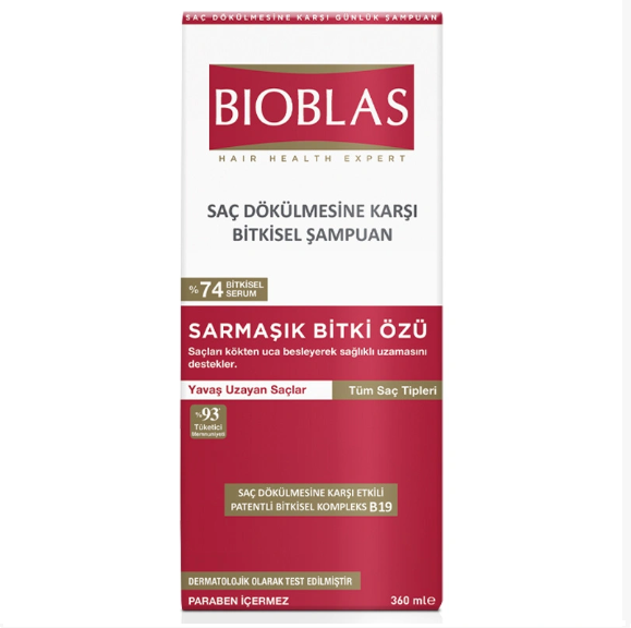Bioblas Procyanidin Saç Dökülmesine & Yağlanmaya Karşı Şampuan 360 ml