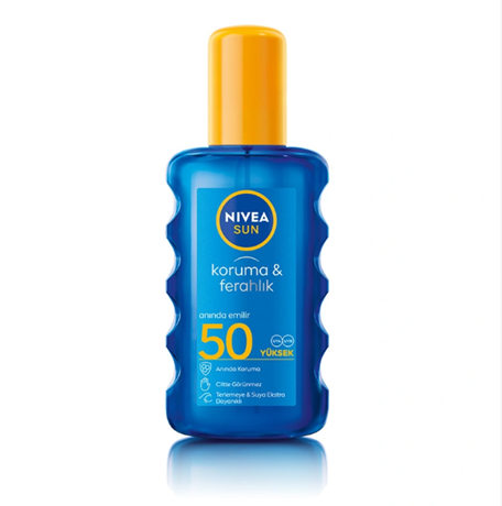 Nivea Sun SPF50 Güneş Koruyucu ve Ferahlık Vücut Spreyi 200 ml