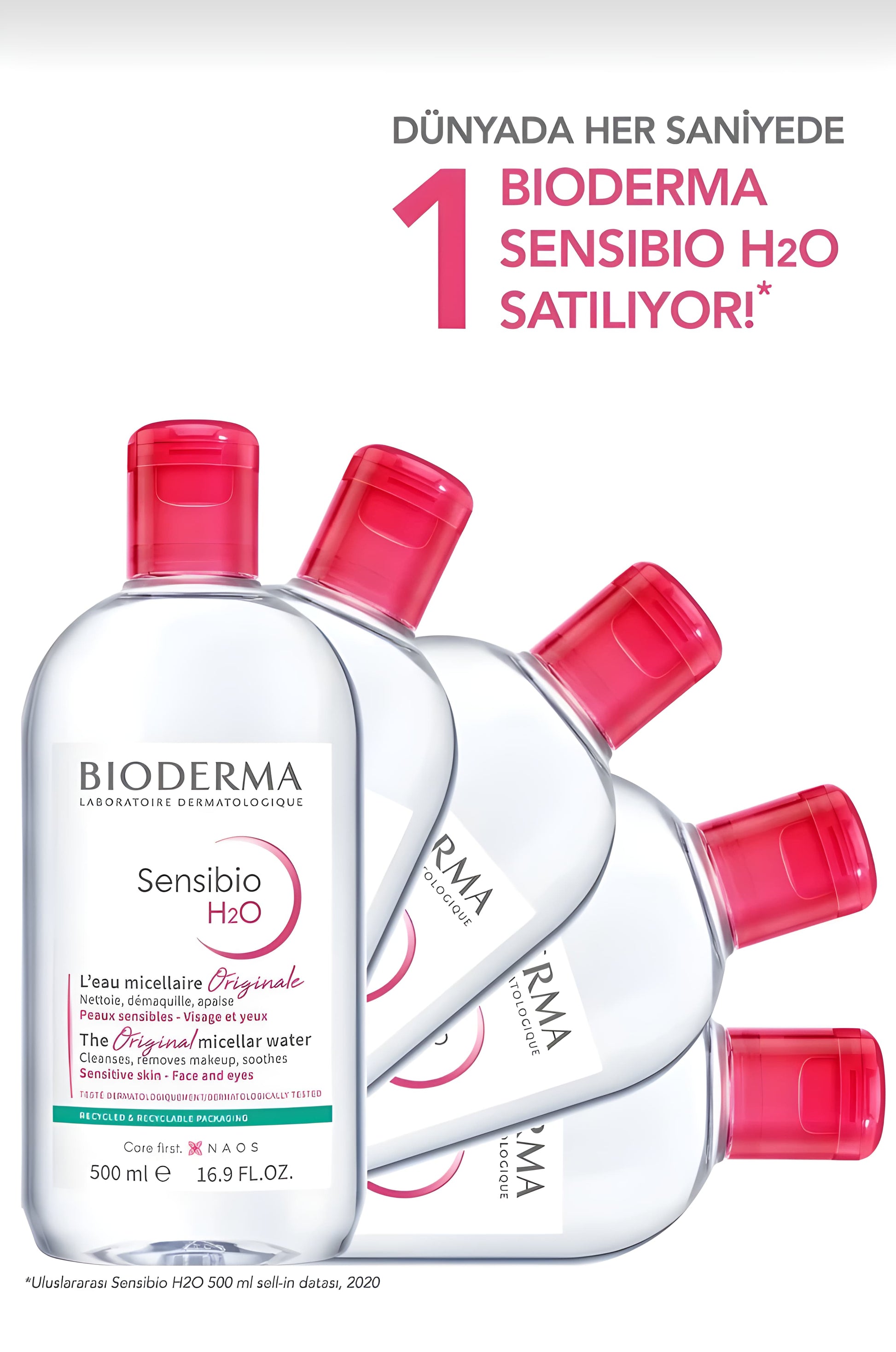 Bioderma Sensibio Makyaj Temizleme Suyu H20 250 ml