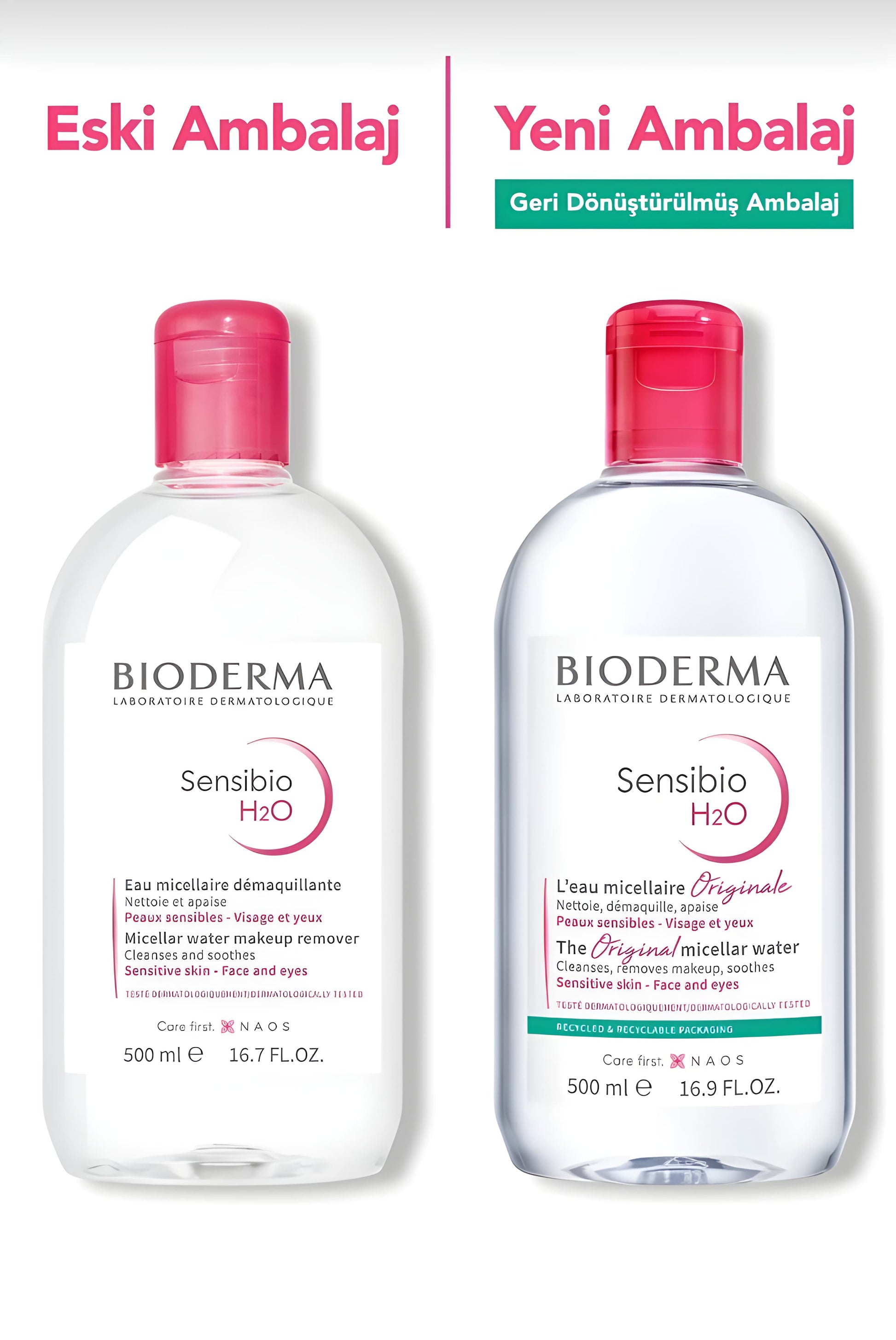 Bioderma Sensibio Makyaj Temizleme Suyu H20 250 ml