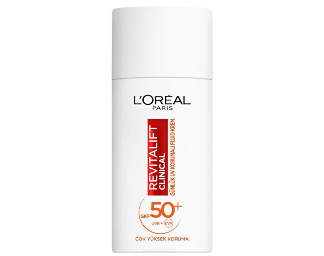 Loreal Paris Revitalift Clinical SPF 50+ Günlük Yüksek UV Korumalı Yüz Güneş Kremi 50 ml